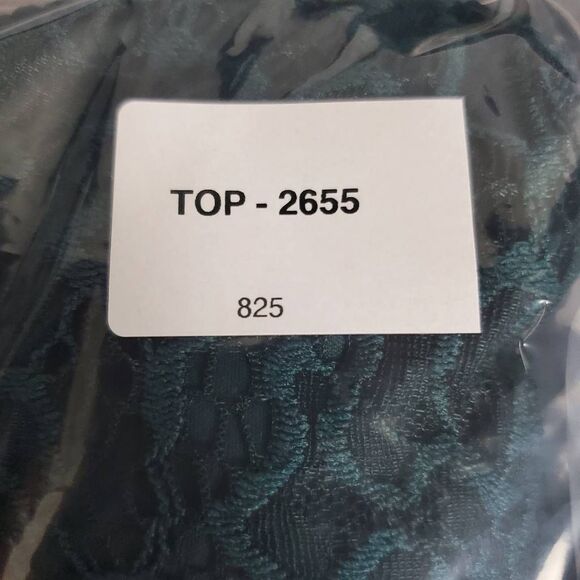 Maurices Women’s Dark Teal Lace Overlay Short Sleeve Dress Size XL - Picture 8 of 8